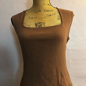 Elegant Brown Women's Top
